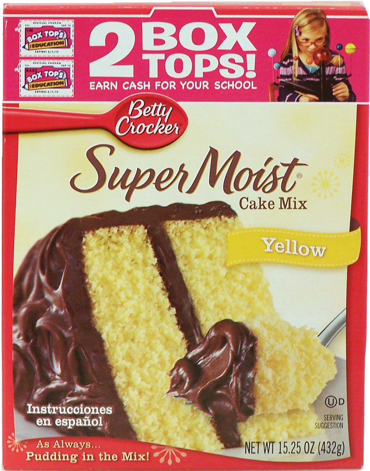 Betty Crocker Super Moist yellow cake mix Full-Size Picture